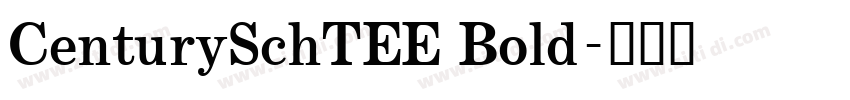 CenturySchTEE Bold字体转换 CenturySchTEE Bold字体转换